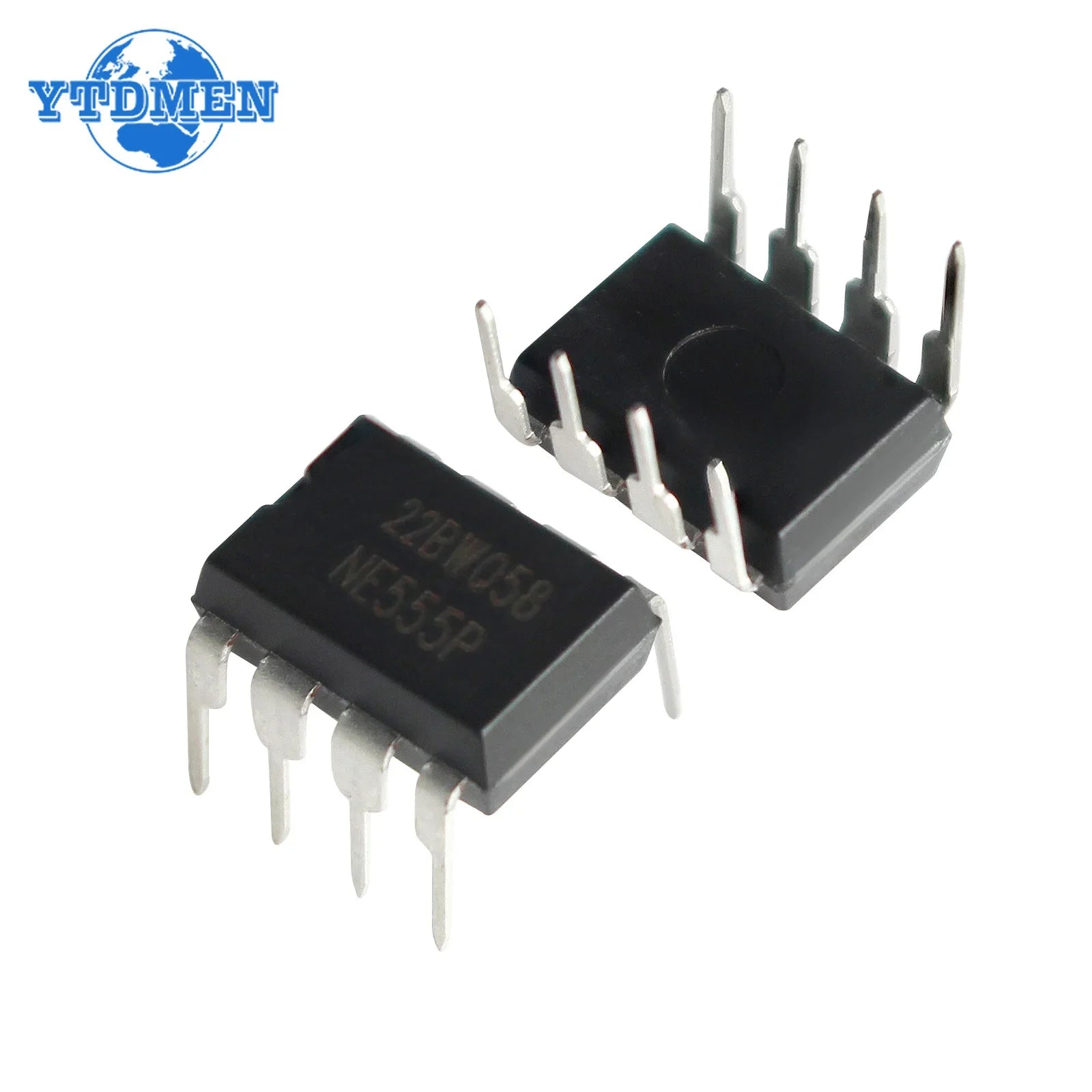 20PCS NE555 NE555P IC 555 Timer Programming Oscillator Chip & 8 Pin DIP Sockets Kit (10 Each)