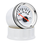 52mm Volt Gauge Marine Auto Voltmeter Universal 8-16V Waterproof Gauge Car Boat Instrument Red Backlight 12V Car Voltage Gauge
