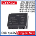 5Pcs/lot New Relay HF46F HF46F-005-HS1 HF46F-012-HS1 HF46F-024-HS1 HS1T 5A 4PIN 5V 12V 24V Power Relays