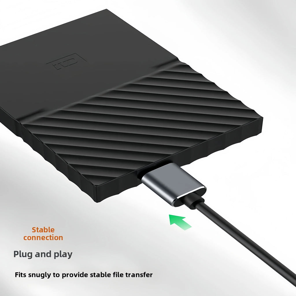 USB C to Micro B Cable 3.0(5Gbps),Type C Male to Micro B Female,for External Hard Drive/SSD (Toshiba,WD,Seagate),MacBook,Laptop