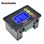 Microcomputer Time Controller DC 12V 24V AC 110V-220V Digital Time Delay Relay LCD Adjustable Timing Relay Time Delay Switch