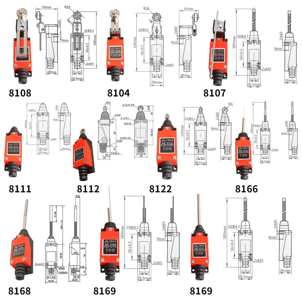 10Pcs Momentary Limit Switch Roller Lever CNC Mill Laser Plasma,high-quality material casing,durable,380V within,5A ,IP65