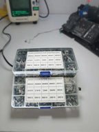 600Pcs 15 Value X 40 Pcs Transistor TO-92 Assortment Box Kit Transistors 2N2222 2N3904 2N3906 C945 S8050 S8550 S9014 S9013 9018