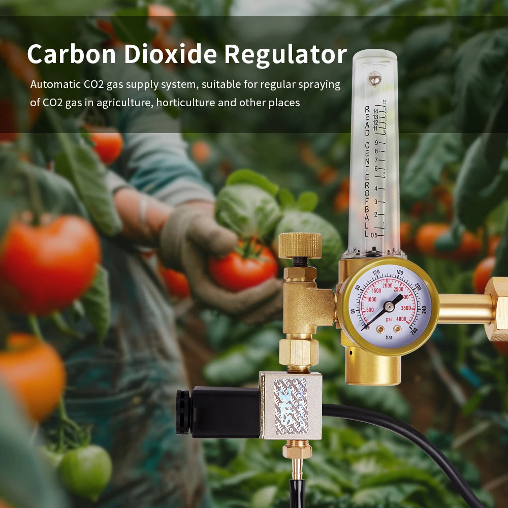 Automatic CO2 Concentration Control 0-5000ppm Carbon Dioxide Controller NDIR Sensor CO2 Detector for Greenhouse