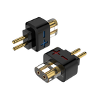 2pcs HIFI QDC Female 0.78 2 Pin Male Earphone Adapter to Earsets for SHUOER CONDUCTOR/SINGER/SOLOIST/EJ07/TAPE PRO/SHOZY