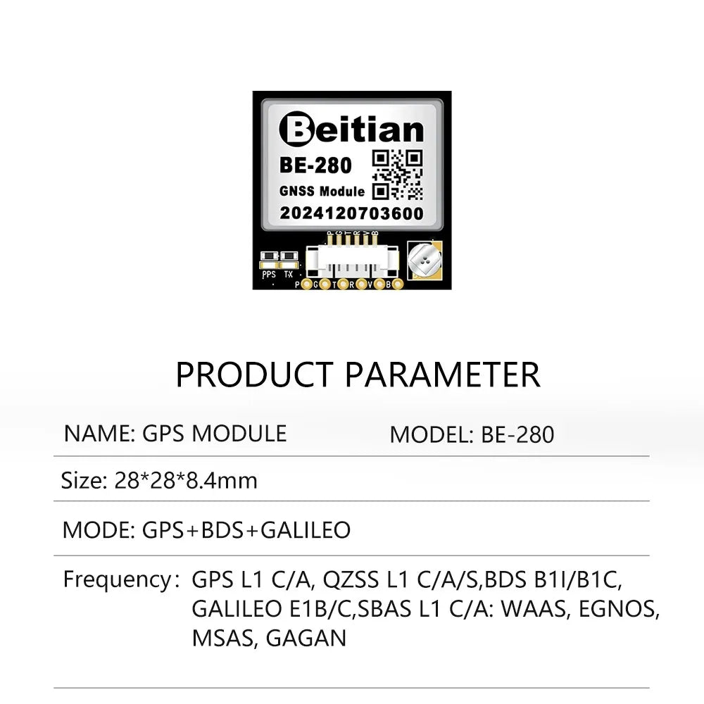 Beitian GPS Module with Compass M8 M9 M10 Ceramic Antenna on-board flight controller FPV GNSS GPS Receiver Antenna Module Ublox