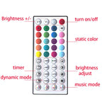 10m 20m 30m 40m Smart RGB LED Strip Lights Bluetooth App Control Music Sync DC24V LED RGB Tape Backing for Bedroom Home Decor