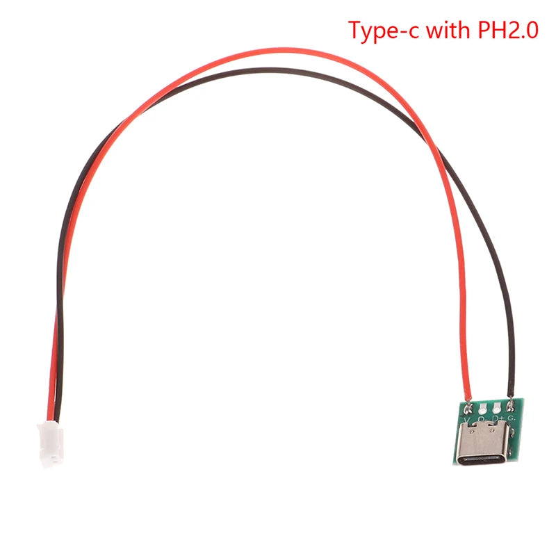 Type-c PCB With Cabel Converter Adapter Micro USB To DIP Female Connector Breakout Board Charging Cable Soldering Board Socket
