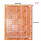 9x15CM/5x7CM/7x9CM Universal Through Hole Perfboard Phenolic PCB Prototype Board for DIY Electronic Projects