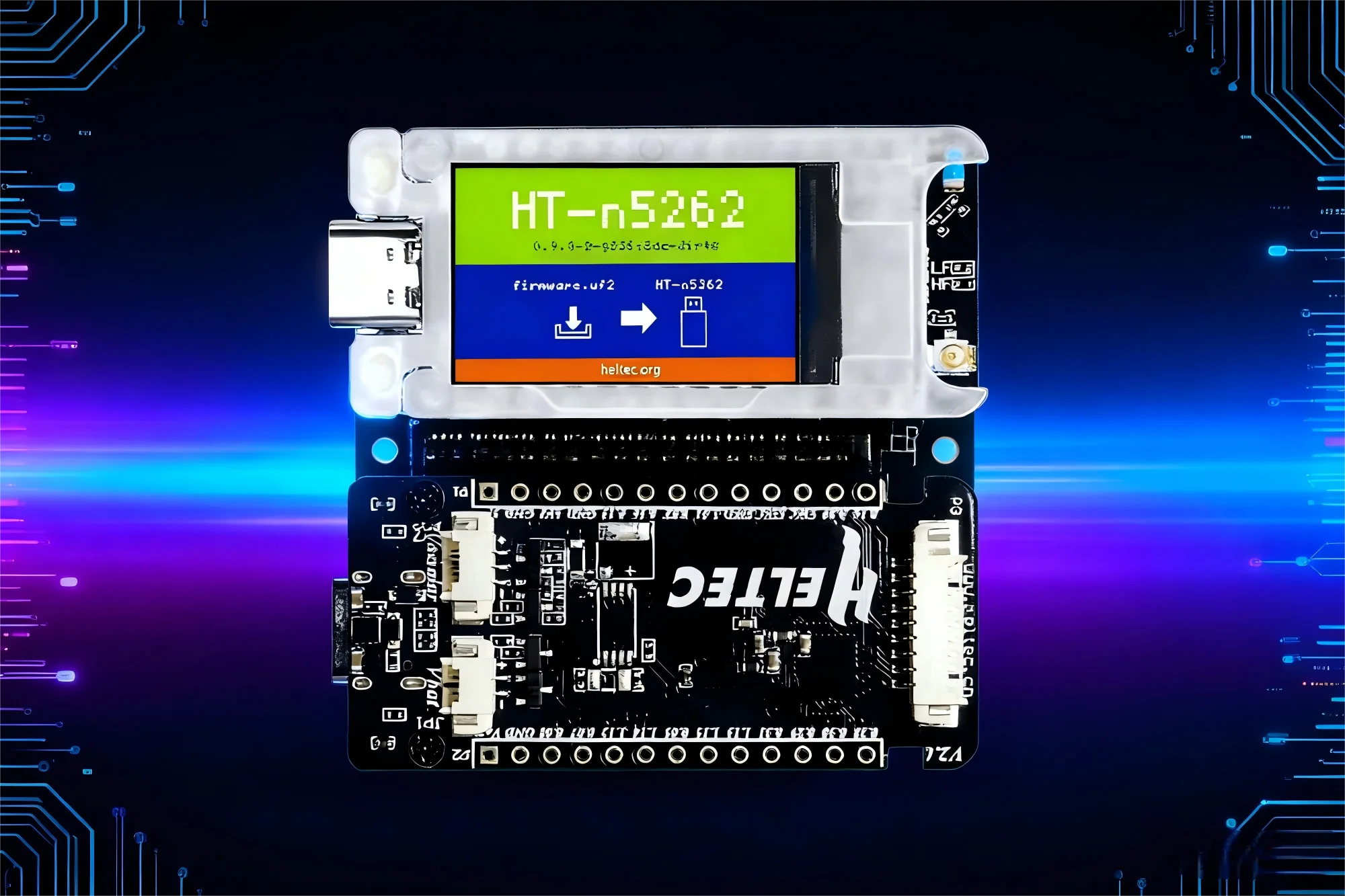 Meshtastic Tracker Nordic NRF52840 SX1262 LoRaWAN Arduino Positioning Devboard Low Power TFT Display BLE WiFi Heltec T114 V2.0