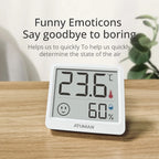 DUKA Atuman 2.5 Inch LCD Electronic Digital Temperature Sensor Humidity Meter Indoor Thermometer Hygrometer Weather Station