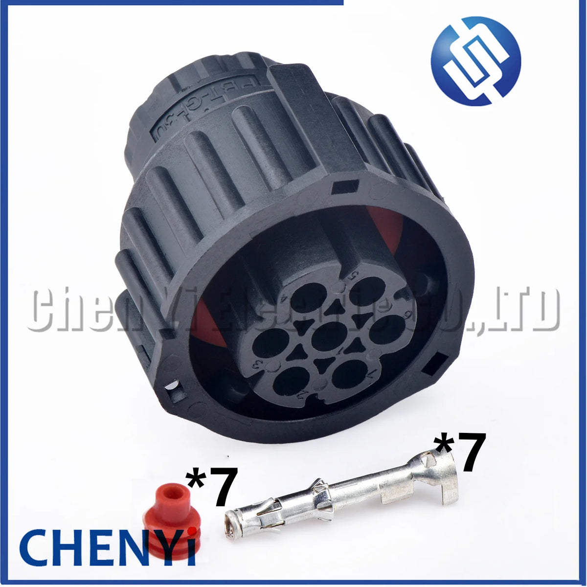 2 set 7 pin 1.5 mm BU-STE KPL CIRCULAR DIN HOUSINGS Male or Female Connector 968421-1 967650-1 1718230-1 with cable Sheath