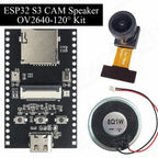NEW ESP32 S3 CAM Speaker Development Board with OV2640 Wifi Camera Module Kit Dual MIC TF Slot N16R8 CH340X USB Type-C ESP32-S3
