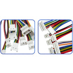10PCS MX1.25 Extension Line 2P/3P/4P/5P/6P MX 1.25mm Pitch Male To Female extension cord Connector With 20cm Cable 28AWG