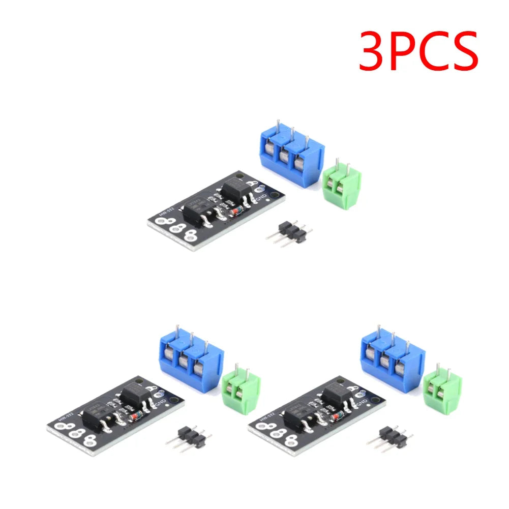 1-10pcs HW-532B LR7843 FET Module Isolated MOSFET MOS Tube FET Module Replacement Relay Board for Motor Start Stop Control