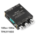 100W+100W TPA3116D2 Bluetooth 5.0 Power Subwoofer Audio Amplifier Board Home Theater HIFI Stereo Audio Amplifier AMP AUX