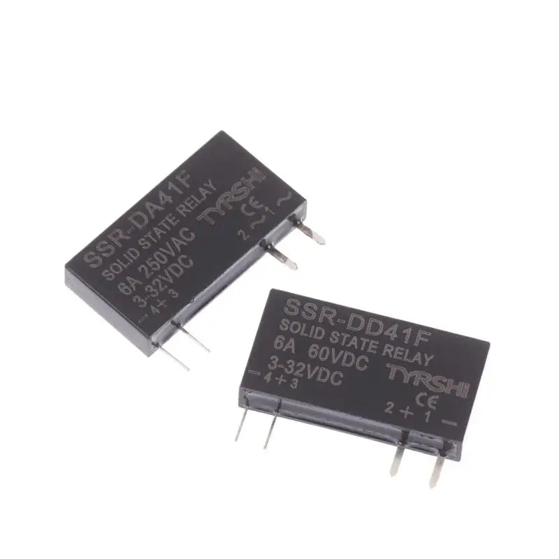 Solid State Relay Slim Relay SSR Non-contact DC To AC DC To DC SSR-41FDA SSR-41FDD DIN Rail Relay 6A