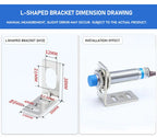 LJ12A3-4-Z/BX/BY inductive Proximity switch sensor  1.2m wire Proximity switch SN04-N metal detection sensor