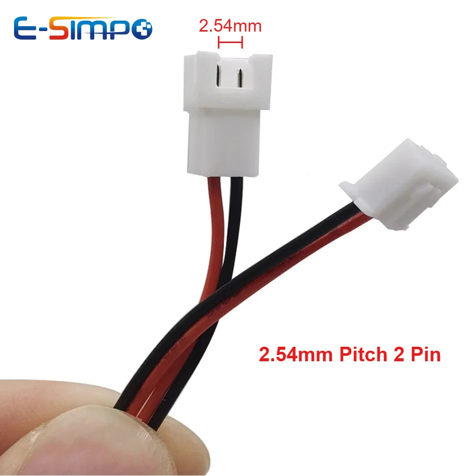 XH 2.54mm 2 Pin TJC3 10CM Male Female Cable Connector Micro XH2.54 2P Plug Jack Socket Terminal Wire Cables Connectors 26AWG