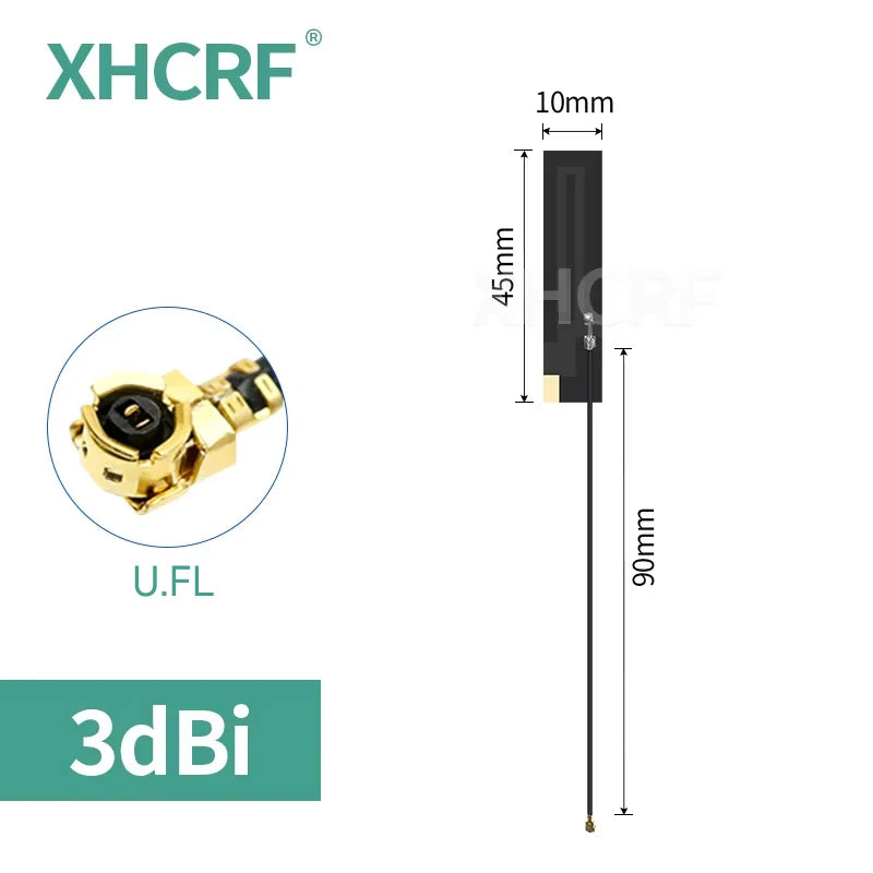 10pcs LoRa 915 MHz Antenna U.FL 915M Embedded Antennas for Communication Module Motherboard Antenna FPC Aerial for PCB