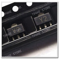 10PCS SS8550 Y2 1.5A/25V PNP Double S High Current  SOT-89 SMD CHIP Transistor
