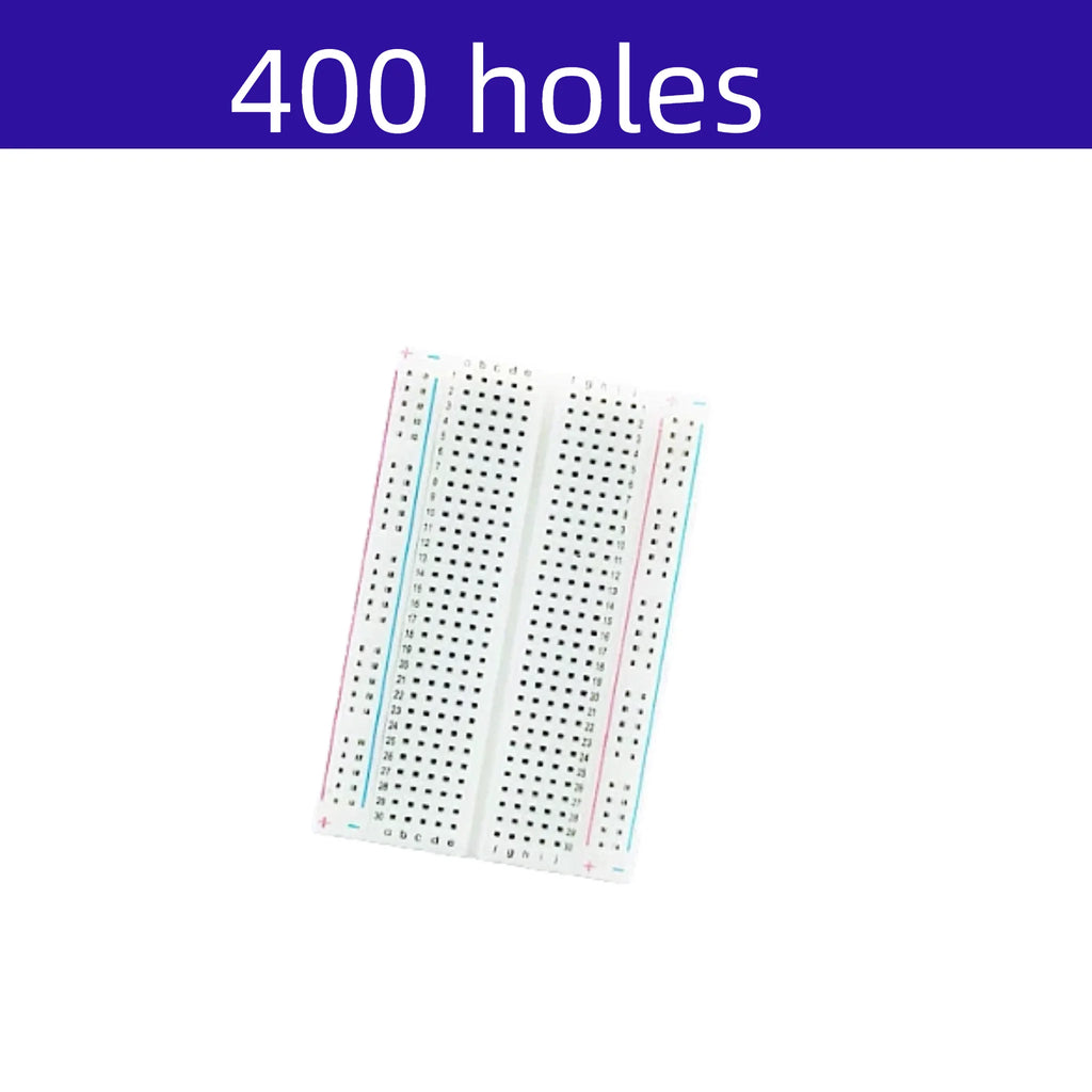 MB-102 Prototype Breadboard 400 830 Points Solderless PCB Bread Board Jumper Wires Cable Board  for Arduino Kit DIY Dupont Wire