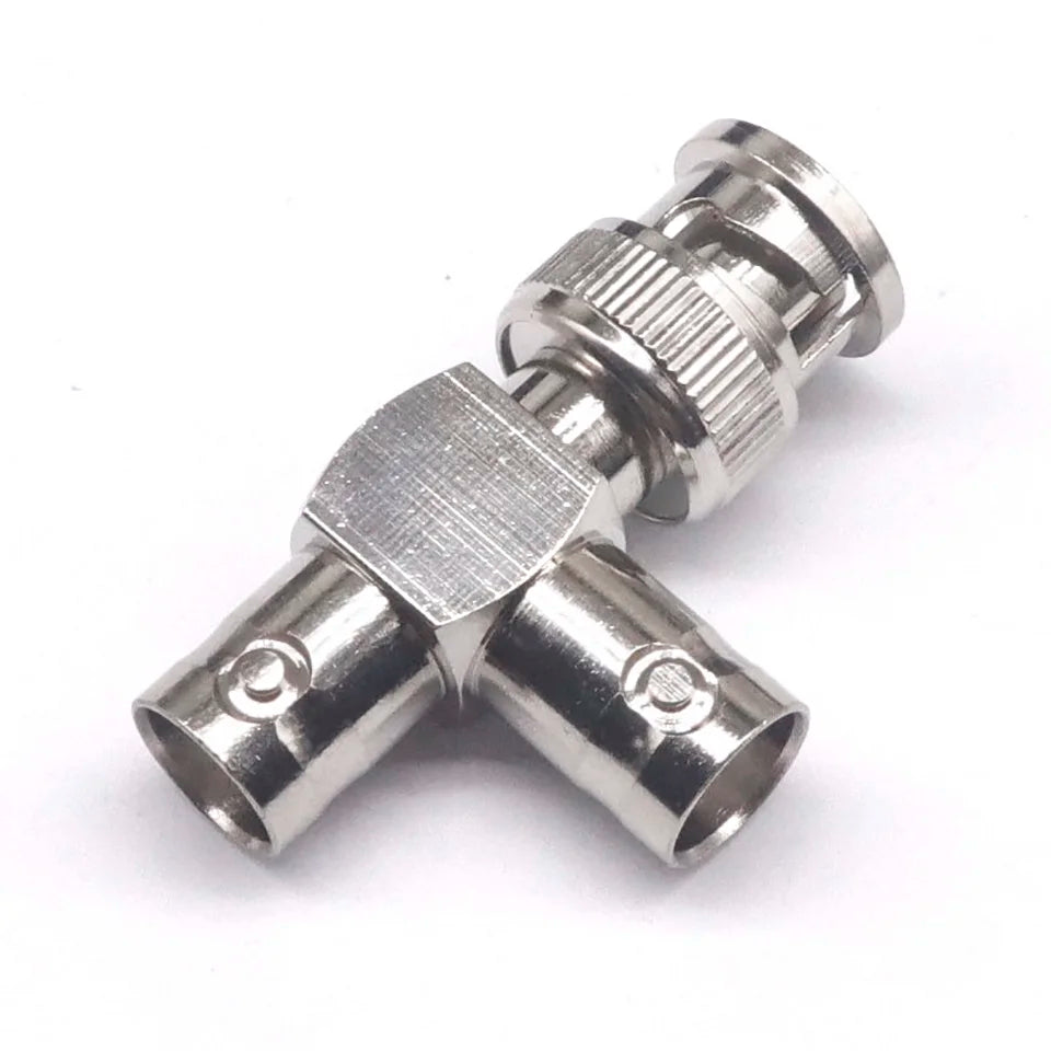 BNC-JKK BNC one male two All copper radio frequency coaxial monitoring adapter female two female one male three-way head