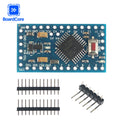 Pro Mini Atmega328P 3.3V 8MHz/5V 16Mhz Interactive Media Development Board Compatible CP2102 Microcontroller for Arduino