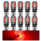 Car Signal Bulbs W5W WY5W 192 194 168 3030 24SMD LED T10 Super Bright 600LM Colors Options for Car Turn Signal Brake Stop Lights