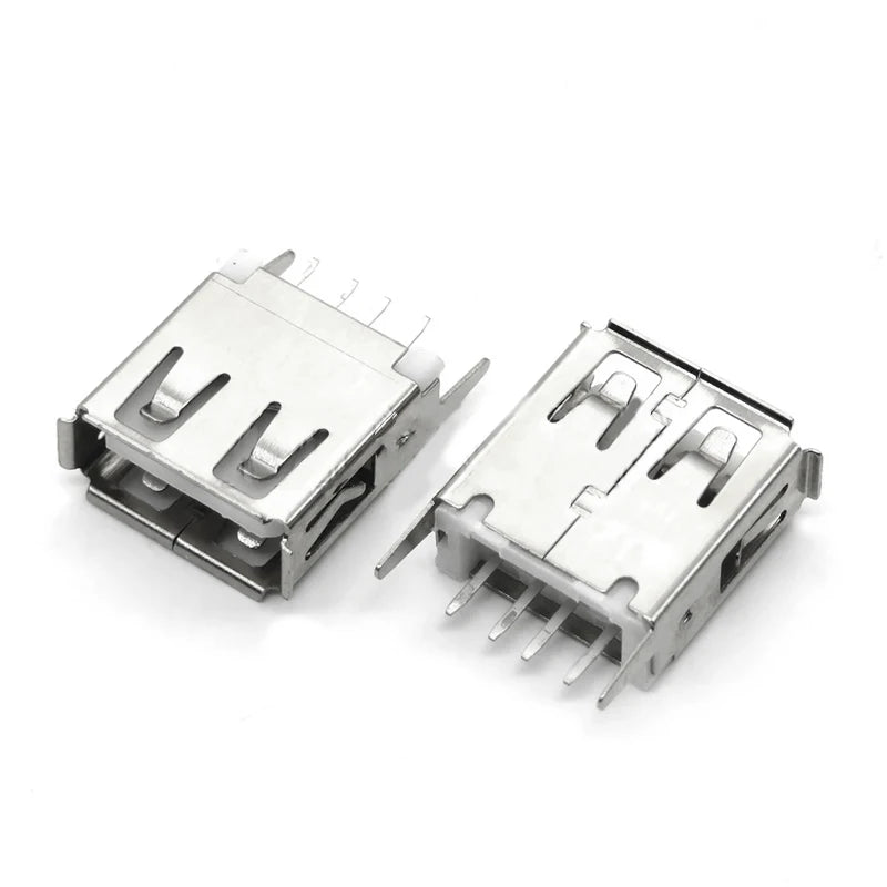 5Pcs USB Type A Standard Port Female Solder Jacks Connector PCB Socket USB-A USB-B Type