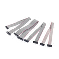 1PCS 1.27MM pitch FC-6/8/10/14/16/20/40/50 PIN 20CM JTAG ISP DOWNLOAD CABLE Gray Flat Ribbon Data Cable FOR DC3 IDC BOX HEADER