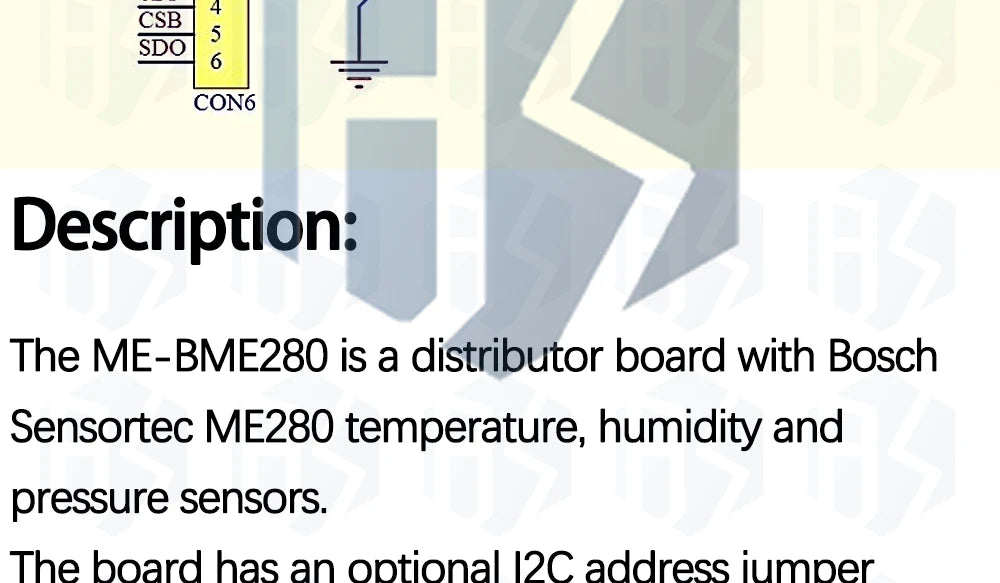 ZY BME280 Sensor Module: Precision Altimeter & Atmospheric Pressure Detector for Arduino (Black)