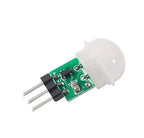 1-10PCS HC-SR501 SR505 Mini IR Pyroelectri Infrared PIR Motion Human Sensor Automatic Detector Module AM312 Sensor DC 2.7 to 12V
