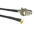 New F Male Female Jack Switch MMCX  Male Plug Right  Angle  RF Coax Cable RG174  Wholesale  Cabl Adapter