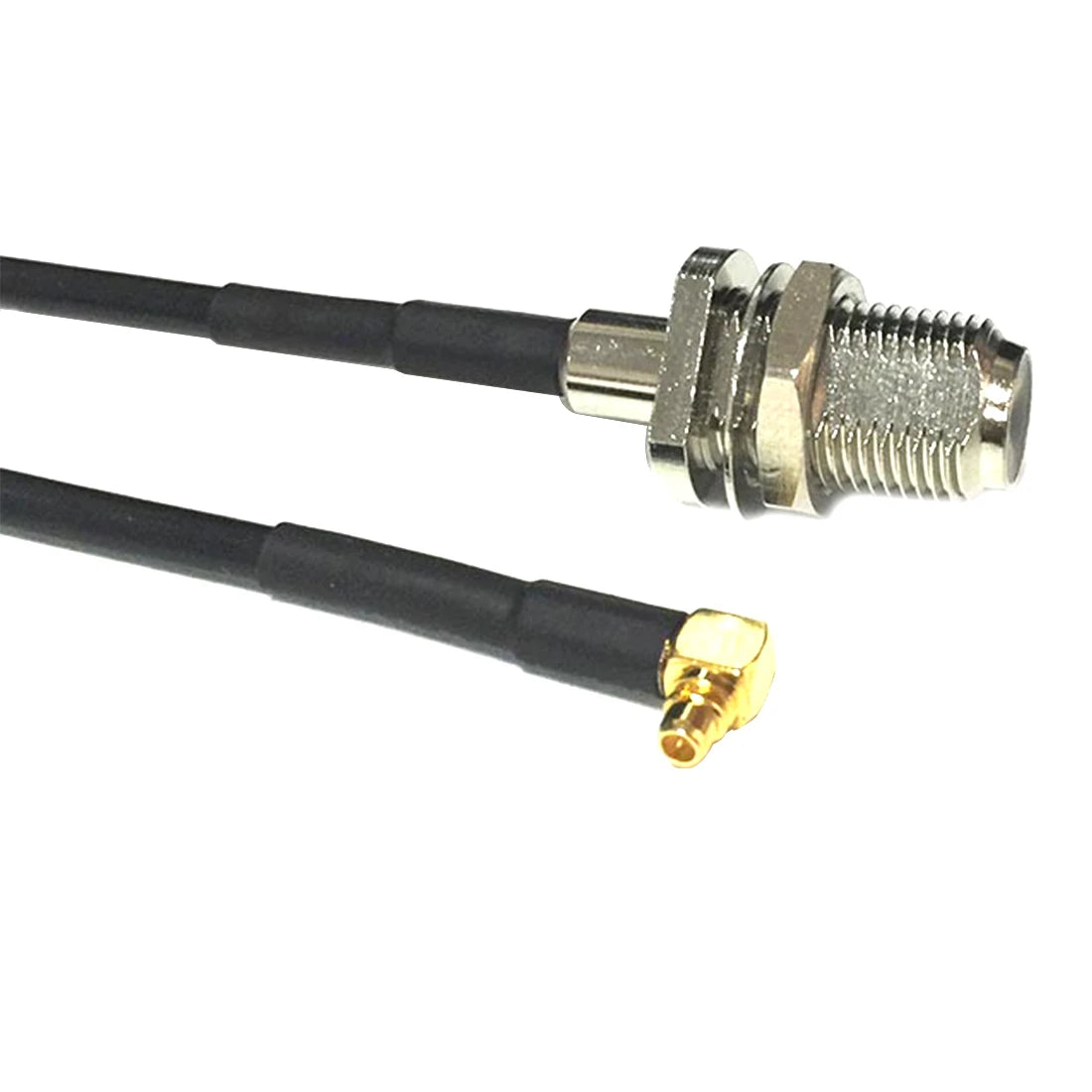 New F Male Female Jack Switch MMCX  Male Plug Right  Angle  RF Coax Cable RG174  Wholesale  Cabl Adapter