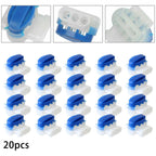 20pcs Waterproof Cable Wire Connectors Robotic Lawn Mower Connectors For Garden Auto Lawn Mower 3 Pin Terminal Blocks Connector