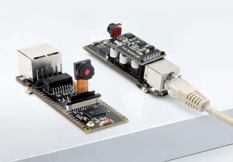 ESP32-S3 PoE RJ45 / OV2640 OV5640 Camera Development Board / W5500 / Micro-SD compatible for Raspberry Pi