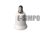 6pcs E12 to E26 Adapter Chandelier Light Socket Candelabra US CA E12 to Edsison Medium E26/E27 Bulb Base Lampholder Converter