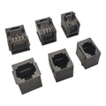 5/10Pcs RJ11 Socket 52-4P4C 6P6C 8P8C Phone Jack Female Crystal Head Socke 180 degrees Vertical 6P6C Telephone Connector