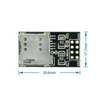 SIM800L GPRS GSM Module MicroSIM Card Core BOard Quad-band TTL Serial Port for ESP8266 ESP32