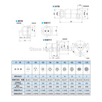 GX20 Docking Type Aviation Plug Socket 2 Pin to 15 Pin Male Female Butt Joint Circular Connector Inline Cable Wire Connector