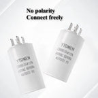 AC 450V CBB60 Dual Insert Motor Starting Capacitor 4pin 4UF-60UF Replacement Motor Run Capacitors For Air Compressor Water Pump