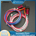 Ender-3/Ender-V2/CR10 Hotend Kit MK8 J-Head 0.4mm Nozzle With Heater Thermistor For Ender-3/V2/ CR10 3D Printer Parts DIY KIT