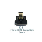 Ribbon FPV HDMI-Compatible Connector Flexible Flat Cable Raspberry Pi 4 Micro HDMI to HDMI/Mini HDMI Female 90 Degree FFC 20pin