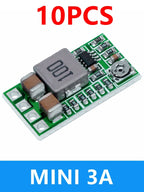 10PCS Mini DC-DC 12-18V To 5V 3A Step Down Power Supply Module Voltage Buck Converter Adjustable 97.5% 1.8V 2.5V 3.3V 5V 9V 12V