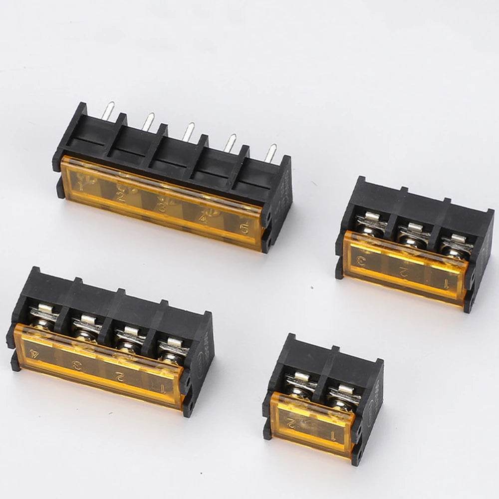 5/2PCS HB-9500 PCB Screw Terminal Block Connector 2P-10P 300V 30A Lid Barrier 9.5MM Pitch