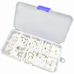 200Pcs Plastic LED Hollow Spacer Standoffs M3 M5 Round Nylon Isolation Washers (2/4/6/8/10mm)