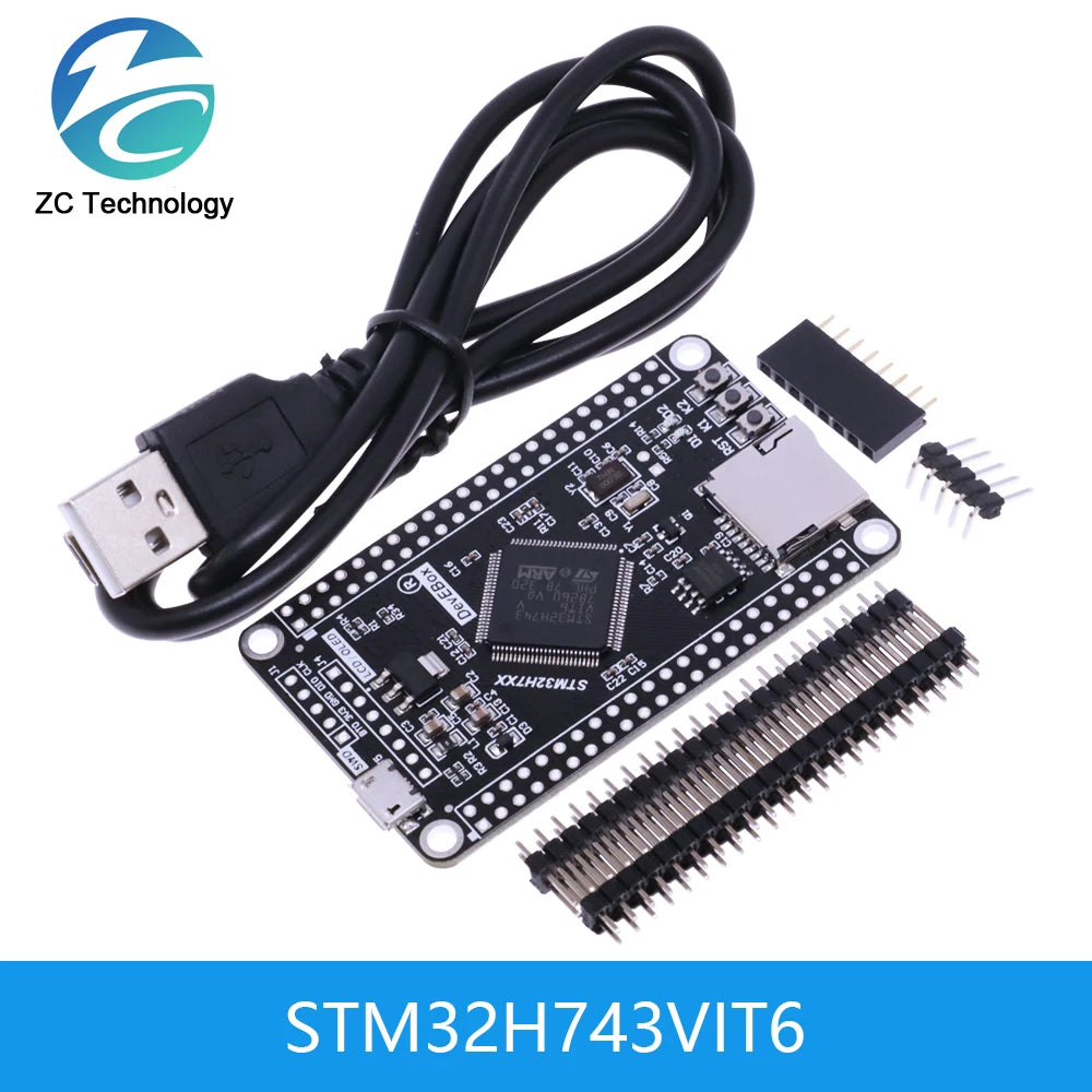 STM32H750VBT6 STM32H743VIT6 STM32H7 Development Board STM32 System Board M7 Core Board TFT Interface with USB Cable