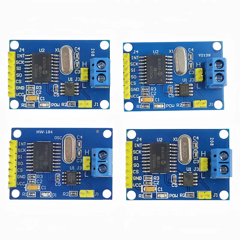 1-10PCS MCP2515 CAN Bus Module TJA1050 Receiver SPI for 51 MCU ARM Controller