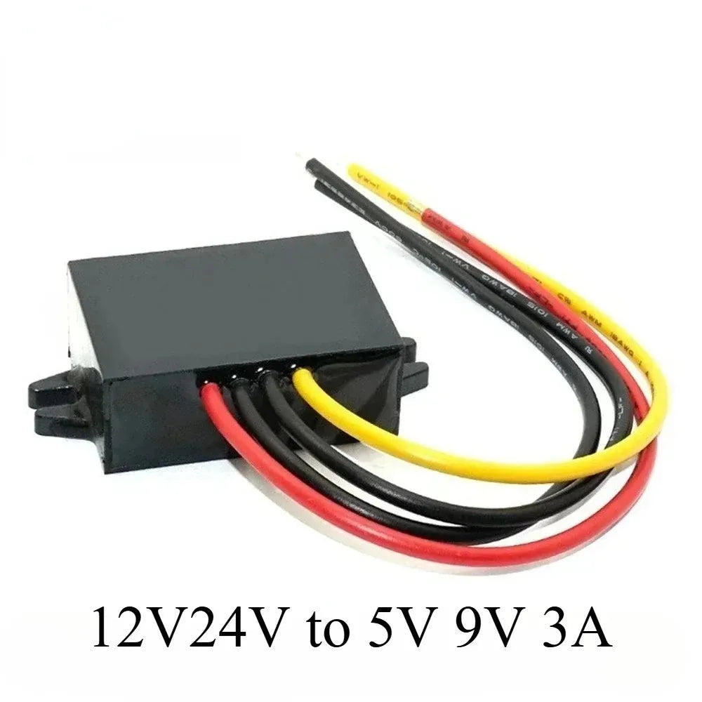 12V24V to 5V 12V24V to 5V 12V to 9V 3A Power Converter Step Down Power Supply Module 8-36V Buck to 5V for Car LED Display